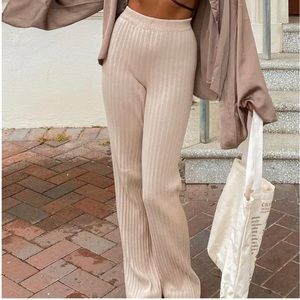 BRAND NEW White Fox Flare Pants